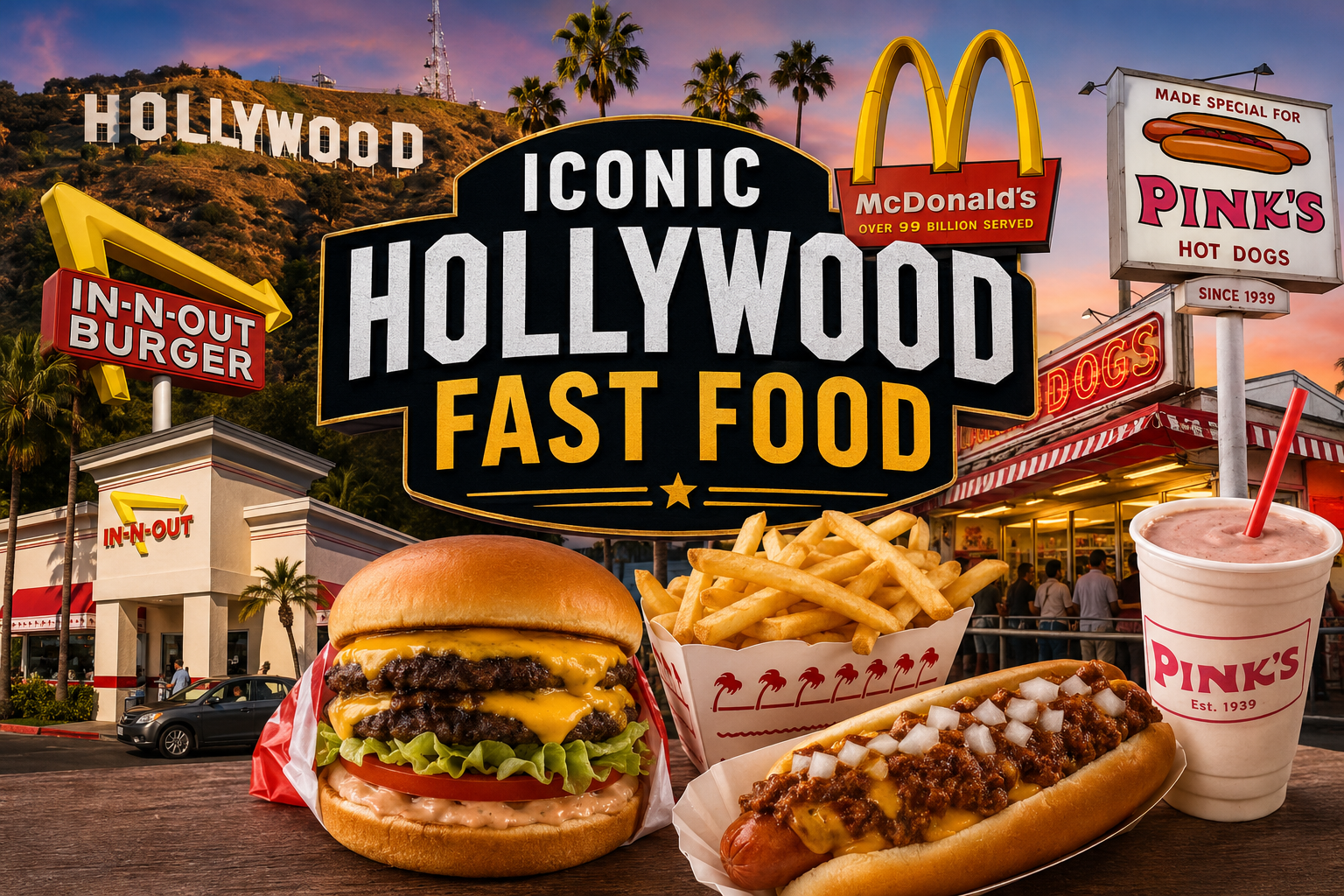 Iconic Hollywood Fast Food